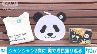 シャンシャンきょう2歳 誕生日のお祝いに長蛇の列(19/06/12) - YouTube