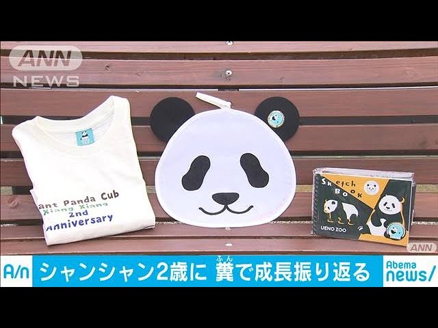 シャンシャンきょう2歳 誕生日のお祝いに長蛇の列(19/06/12) - YouTube