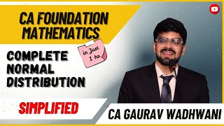 L99 | Normal Theoretical Distribution | Statistics | CA foundation ICAI Maths | Lecture 99
