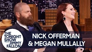 Megan Mullally Cheers On Nick Offermans Dance Troupe Moves