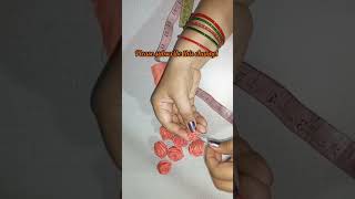 fabric flower making at home easy method #laddugopal #ideas #diy