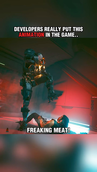 Developers Actually Added this Boss Intro #shorts #cyberpunk