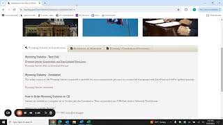 WY Constitution and Where to Find It