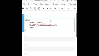 #Dictionary Syntax in Python