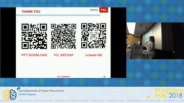 Developments of Super Resolution | PyConHK 2018