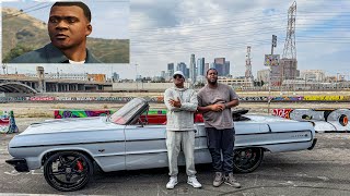 I got the drive Franklin from Gta 5 $2,600,000 1964 Impala with a LT4 in Los Angeles, California 😳 ￼