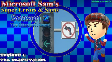 the Windows XP narrator reads SUPER funny errors and signs S2E1