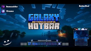 Galaxy Hotbar | BetterHud / ItemsAdders