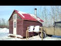 Offgrid Workshop Project Pt. 10 - Finishing Tin Roof, Installing Lights, New Hinges, Wiring Panels