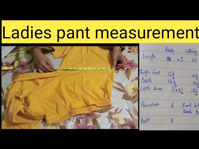 How Many Meters of Cloth Needed for Making a Pant