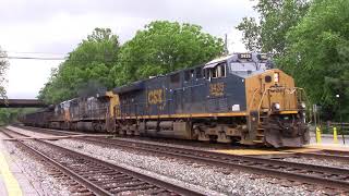 Loaded Coal Train N782-28 at St Denis Station on the Old Main Line