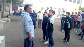 نشيد بلادى فى طابور  الصباح لمدرسة الشهيد محمود السيد الإعدادية بميت أبو خالد ميت غمر دقهلية
