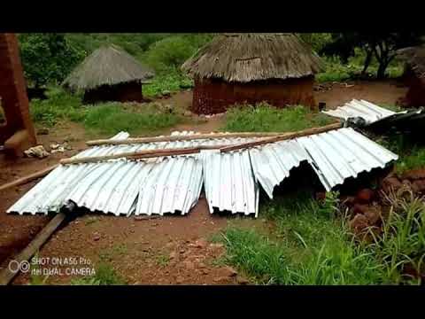 CYCLONE CHALANE UPDATE 2 - ROOF TOPS BLOWN LIVE PICTURES FROM CHIMANIMANI AND CHIPINGE
