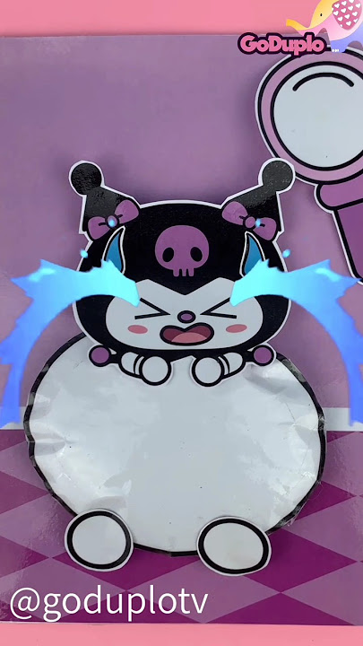Kuromi Kecil Nangis Terus!!! 😵😵 Kenapa ya??? #shorts #goduplotv #kuromi