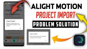 Alight Motion Error Problem Kaise Solve Kare | Alight Motion Error #4102 Problem 2022 #alight_motion
