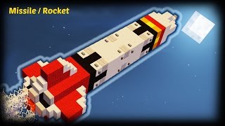 Minecraft - How To Build A Missile / Rocket