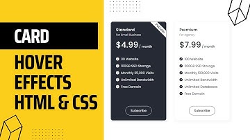 Pricing Table with hover effects using HTML & CSS | dev_nayan