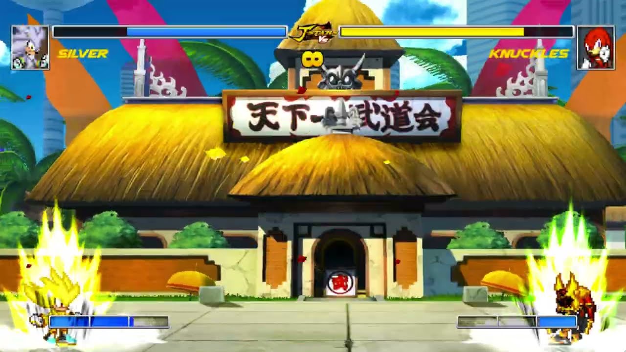 [SUBSCRIBER REQUEST] #1 | Silver VS. Knuckles! | Sonic JUS Mugen