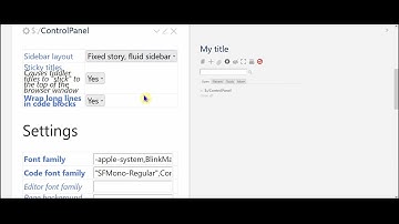 Basic customizing in TiddlyWiki