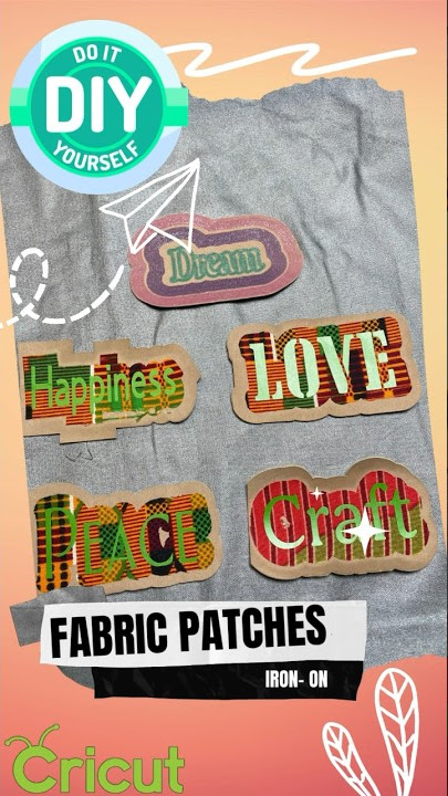 DIY: How to Make Iron On Fabric Patches with Cricut and Faux Suede 