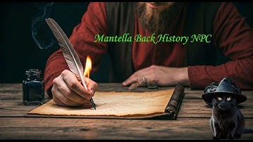 Mantella Back History NPC generator and mod organizer, explanation English.