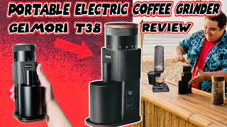 Portable Burr Grinder Review: Wirsh Geimori T38 — Single Dose, USB‑C, Travel Espresso Beast!