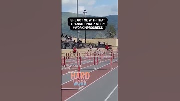Got beat by the transitional 3 step! #hurdles #trackandfield #borntorun #workinprogress