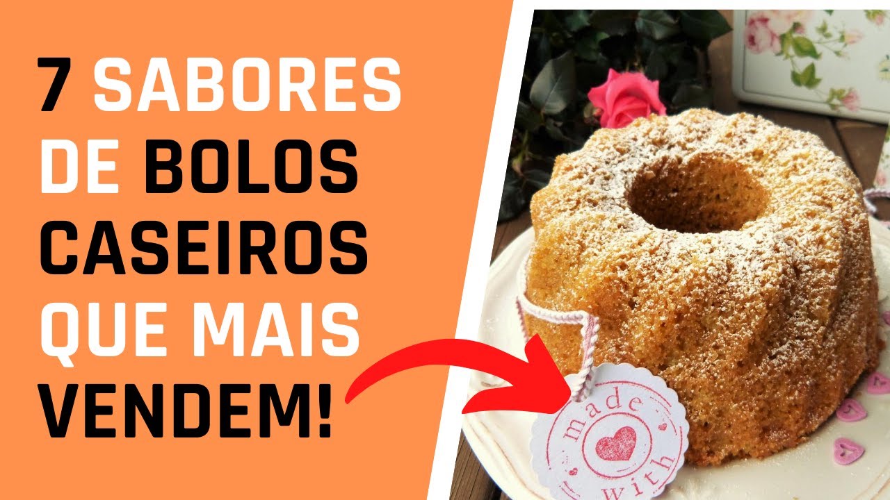 → RECEITAS DE BOLOS CASEIROS para fazer e vender