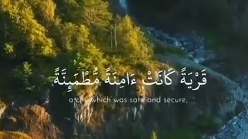 تلاوة جميلة جدا للقارئ عبدالرحمن مسعد من سورة النحل ❤🌿