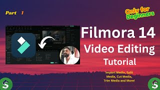 Filmora Video Editing Tutorial for Beginners | Wondershare Filmora 14 Video Editing Part1