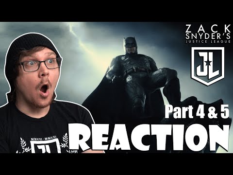 ZACK SNYDER'S JUSTICE LEAGUE | Part 4 & 5 | Movie Reaction | SNYDER CUT #RestoreTheSnyderverse