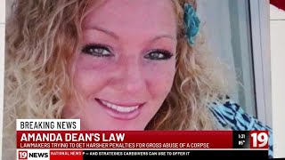 Tracking the progress of the Amanda Dean Law