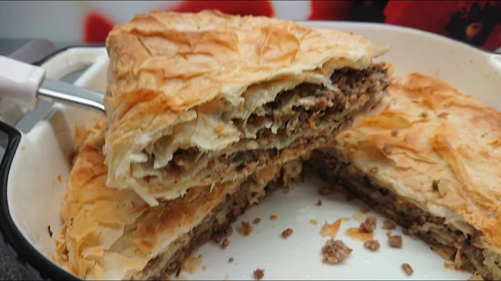 Phyllo Meat Pie Recipe || Burek Sa Mesom Od Gotovi...