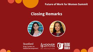 Future of Work for Women Summit 2025 | Closing Remarks