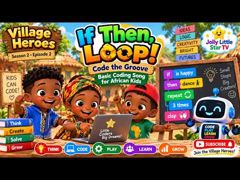 If Then Loop Code the Groove 💻🤖 Basic Coding Song  African Kids Programming