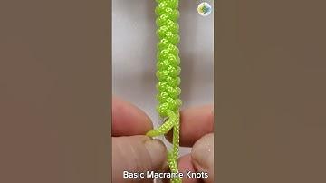 #125 Bracelet Knitting Tutorial, Macrame, #shorts #macrametutorial #howto #craftideas