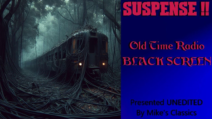 Suspense ~ Collection 12 ~ Old Time Radio Drama ~ Alan Ladd ~ Charles Laughton ~ Black Screen