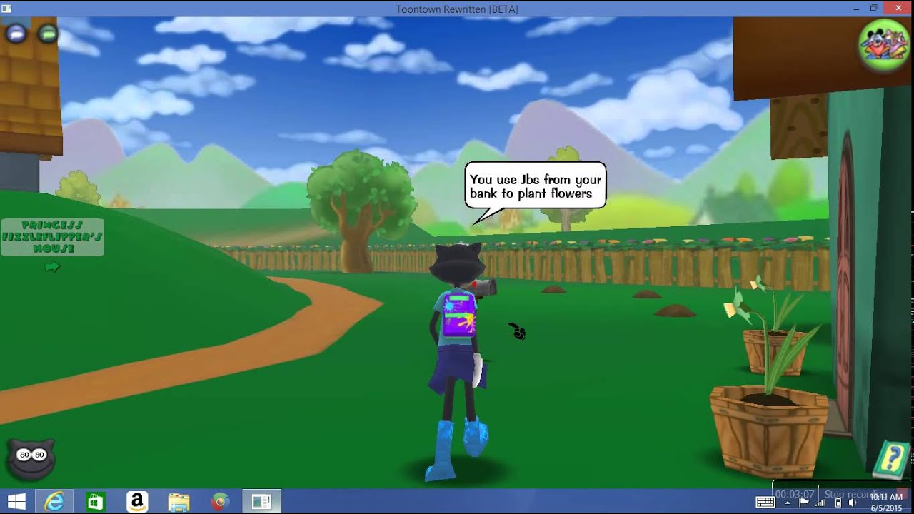 Toontown Rewritten Gardening! YouTube