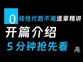Chapter 0 开篇介绍 | 5分钟抢先看| 线性代数不难