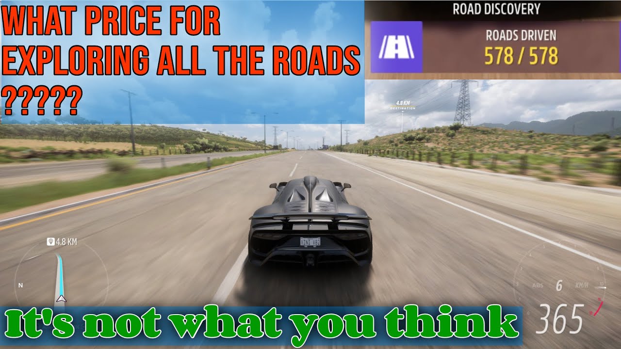 Forza Horizon 5 Exploring all the roads - What you get as a PRICE????