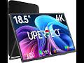 UPERFECT 18 5” 4K Portable Monitor Review QLED 145% sRGB Travel Second Screen