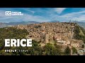 ERICE Sicily [subtitles]. History Amazing town on the roof of the world! drone footage 4K