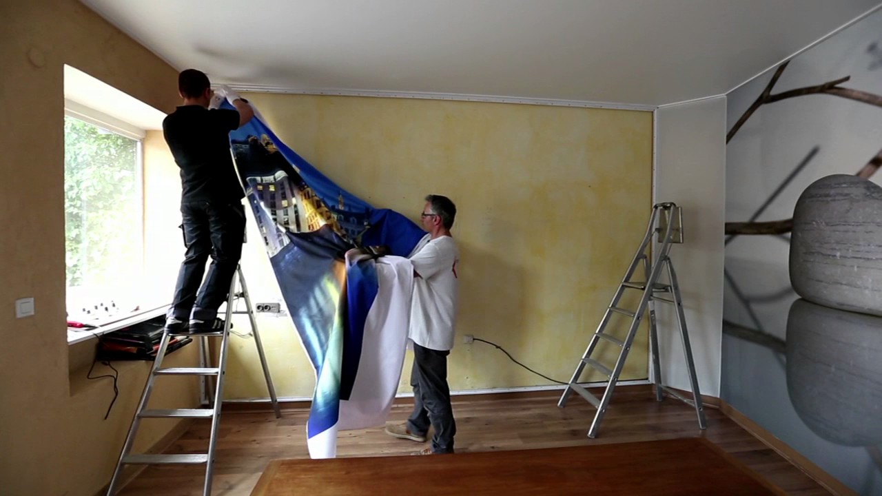 Pose Mur Et Plafond Tendu Entreprise Meunier Lyon Youtube