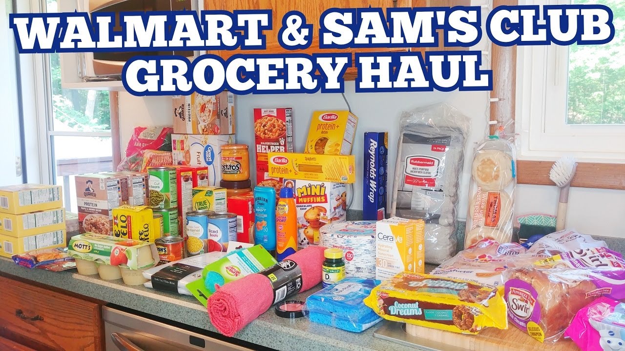 NEW WALMART GROCERY HAUL / NEW SAM'S CLUB HAUL /JUNE 2021🛒