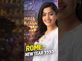 Vijay Deverakonda &amp; Rashmika Mandanna | New Year 2026 in Rome🤯#shortsfeed #bollywood #bollywoodnews