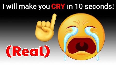 I will Make You Cry in 10 Seconds! 😢💔