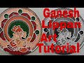 Ganesh Lippan art || Ganeshji wall hanging || Ganpati decoration || Diwali decoration || lippan art 