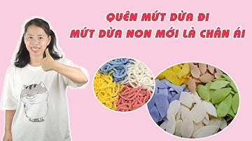 Cách Làm Mứt Dừa Non Nhiều Màu | HÀ COOKING