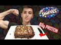 HIGH VOLUME Smarties Tray Bake Recipe (11g Protein) | Quick &amp; Easy Homemade Anabolic Protein Bars