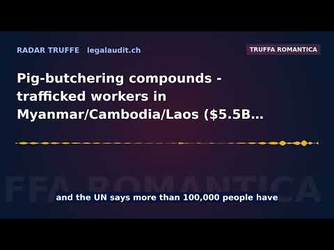 Pig-butchering compounds — trafficked workers in Myanmar/Cambodia/Laos ($5.5B 2024)